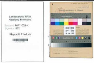 Entnazifizierung Friedrich Klapprott , geb. 23.04.1907 (Lokfuehrer)