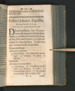[Festum Johann. Baptistae - Dominica VII. Post Trinitatis.]