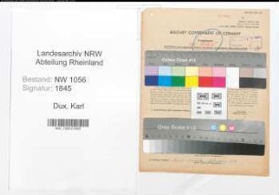 Entnazifizierung Karl Dux , geb. 01.12.1908 (Kraftfahrer)