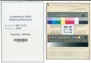 Entnazifizierung Wilhelm Paschen , geb. 03.03.1890 (Beamter)