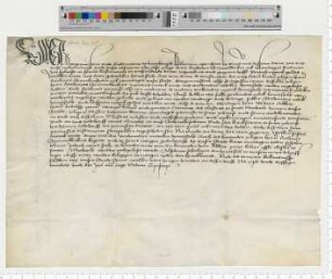 Die Stadt über Gelder aus dem Testament des Dithmer Semmelbecker, ehemals Ratsmann.