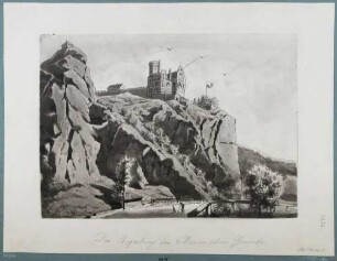 Blick aus dem Plauenschen Grund auf die Begerburg bei Dölzschen