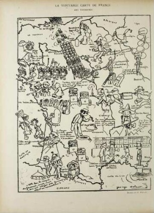 La veritable carte de France des Tourist