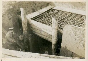Foto von Werferunterständen in der "Siegfriedstellung"