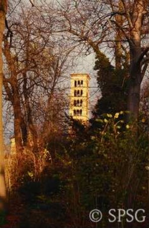 Potsdam, Park Sanssouci, Friedensgarten mit Friedenskirche.