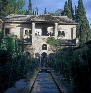 Alhambra — Palacio del Generalife — Südflügel