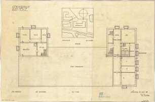 Fischer, Theodor; Bad Tölz (Bayern); Gewerbehalle - Lageplan, Grundriss Keller
