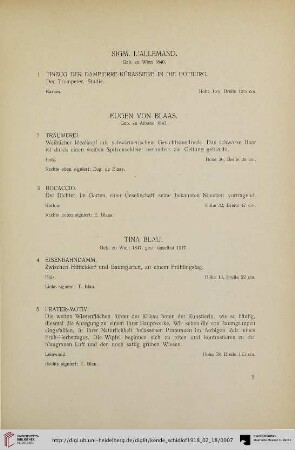 Ölgemälde (Nr. 1-67)
