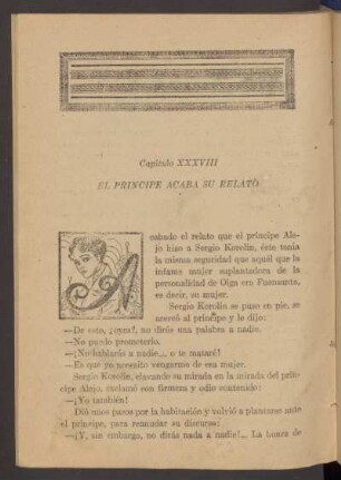 Capítulo XXXVIII - El príncipe acaba su relató