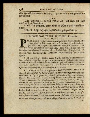 Dom. XXIII. Post Trinit. Epist. Phil. III. 17---fin.