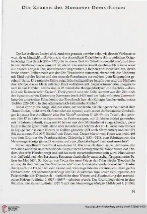 Die Kronen des Monzeser Domschatzes
