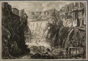 Veduta della Cascata di Tivoli