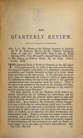 The quarterly review. 175 = No. 349 - 350. 1892