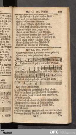 Der CI. 101. Psalm bis Der CX. 110. Psalm