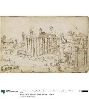 Das Forum Romanum vom Palatin aus