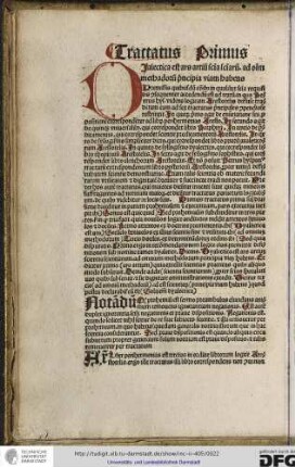 Dialectica est ars artium scientia scientiarum ad omnium methadorum principia viam habens.