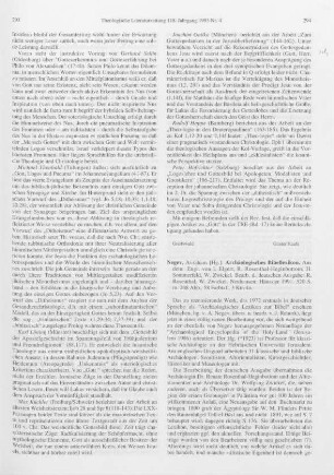 294-297 [Rezension] Archäologisches Bibellexikon