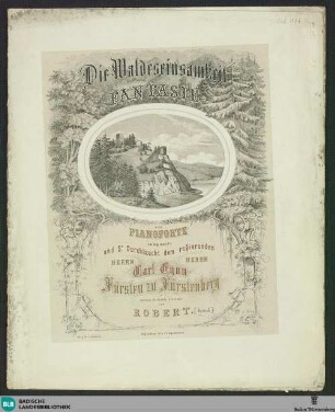 Die Waldeseinsamkeit : Fantasie für Pianoforte