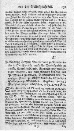 Praktische Beredtsamkeit der christlichen Kanzel, in Regeln, Exempeln und vollständigen Mustern.