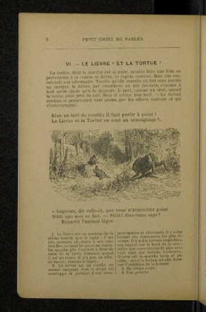 VI --- LE LIÈVRE ET LA TORTUE