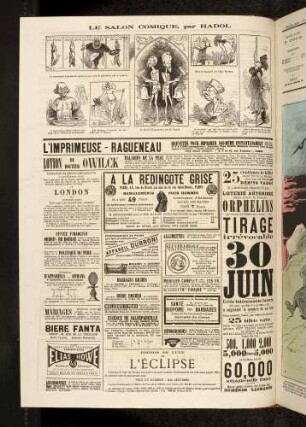 Le salon comique, par Hadol