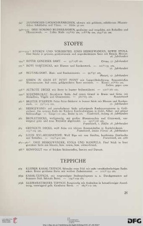 Stoffe (Nr. 351-368)
