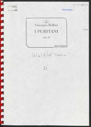 I Puritani : Atto II : [N. 7 Scena ed Aria]