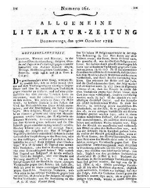 Masch, Andreas Gottlieb: Religion, Glaube und Tugend im Verhältnisse gegen einander betrachtet. - Schwerin ; Wismar ; Bützow : Bödner, 1788
