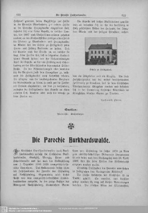 Die Parochie Burkhardswalde