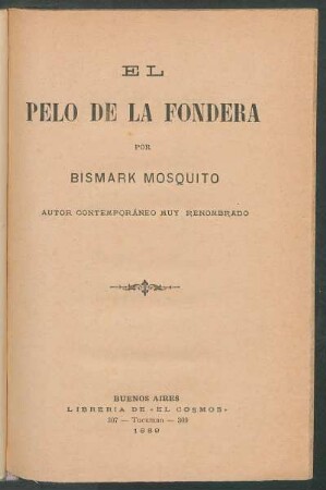 El pelo de la fondera
