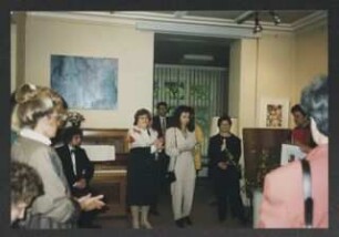Foto vom Empfang der türkischen Professorinnen, 1995