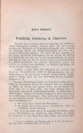 Erster Abschnitt. Geschichtliche Entwikelung im Allgemeinen.