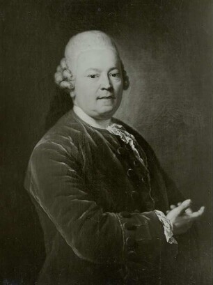 Bildnis des Hof-Historiographen und Prof. für Geschichte an der Universität Leipzig Johann Gottlob Böhme in jungen Jahren