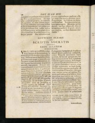 198-209, Gottfridi Olearii De Scriptis Socratis ...
