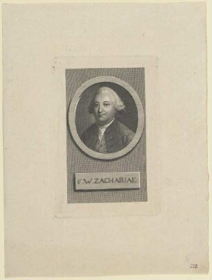 Bildnis des F. W. Zachariae