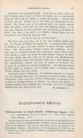 97-112 Empfehlenswerthe Schriften