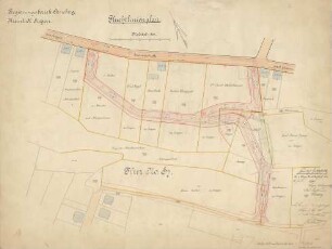 Fluchtlinienplan Siegen, Regierungsbezirk Arnsberg, Kreisstadt Siegen