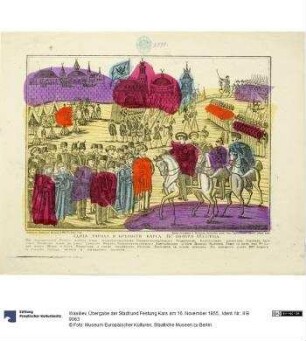 Übergabe der Stadt und Festung Kars am 16. November 1855.