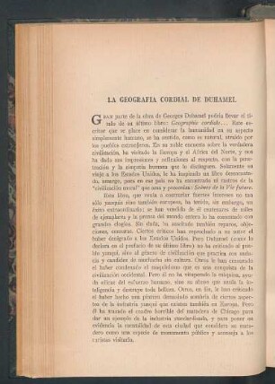 La geografía cordial de Duhamel