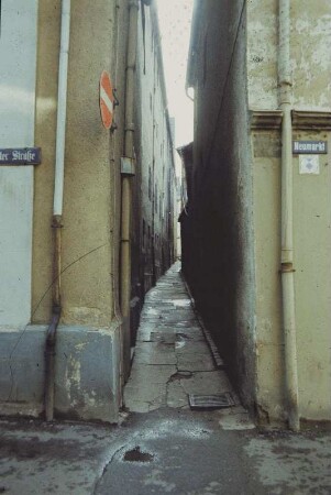 Gotha. Blick in die Waisengasse