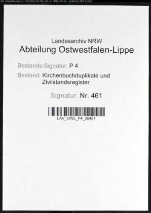 Kirchenbuchduplikat der katholischen Gemeinde Enkhausen, Bezirk Hachen und Langscheid (H 1779-1807). (Gemeinde: Enkhausen, Bezirk Hachen und Langscheid)
