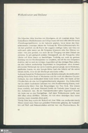 Wolkenkratzer und Reklame