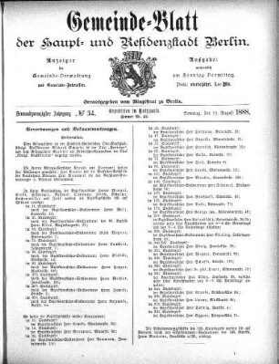 1888,34: No. 34, 19. August 1888