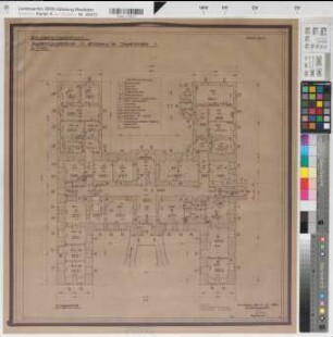 Arnsberg, Verwaltungsgericht, Regierungsgebäude, Jägerstr. 1, Erdgeschoss, Grundriss