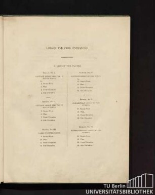 A list of the plates.