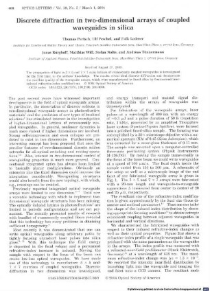Discrete diffraction in two-dimensional arrays of coupled waveguides in silica