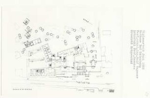 Rathaus, Bonn-Bad Godesberg (Diplomarbeit bei Bernhard Hermkes): Grundriss Erdgeschoss