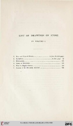 List of drawings on stone