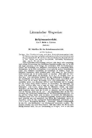Litterarischer Wegweiser