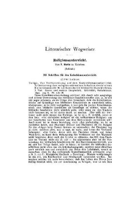 Litterarischer Wegweiser